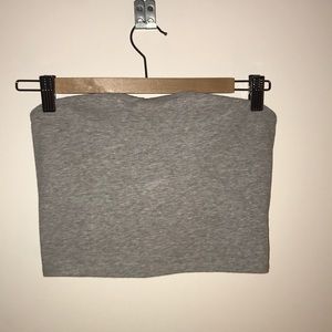Grey tube top